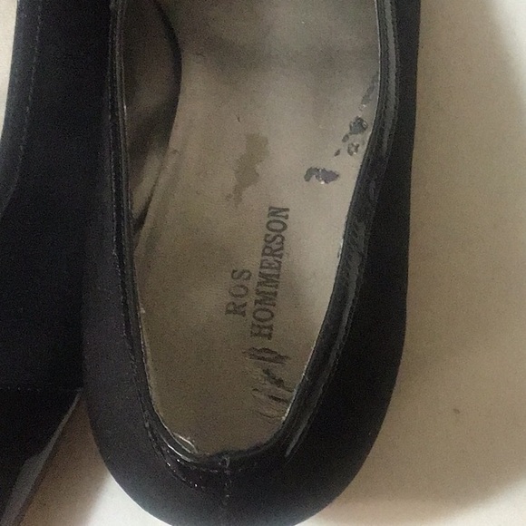 Ros Hommerson brand size 8 1/2 W. Oak black microt. Little heel. - Picture 6 of 7